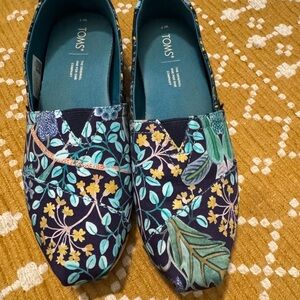 TOMS Blue Alpargata Shoes Ltd. Edition